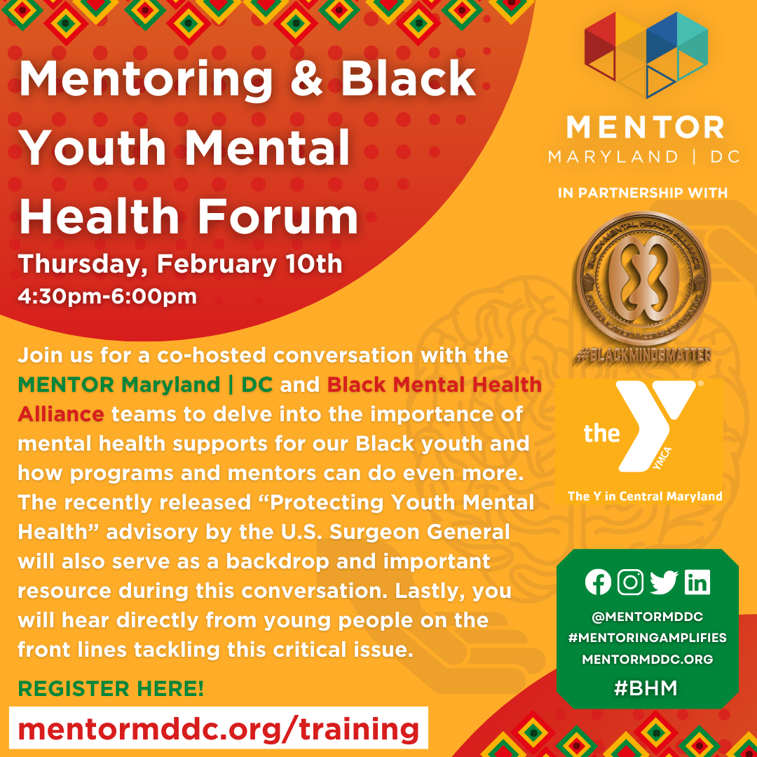 Mentoring & Black Youth Mental Health Forum