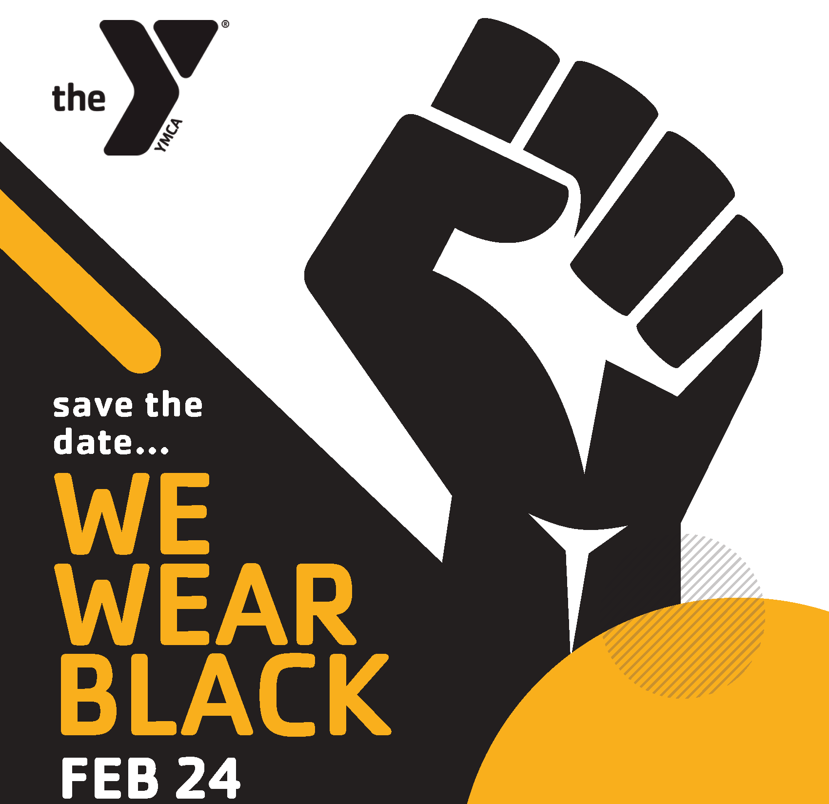 We wear black