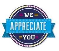 We appreciate you