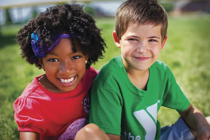 Kids outside at Y Camp