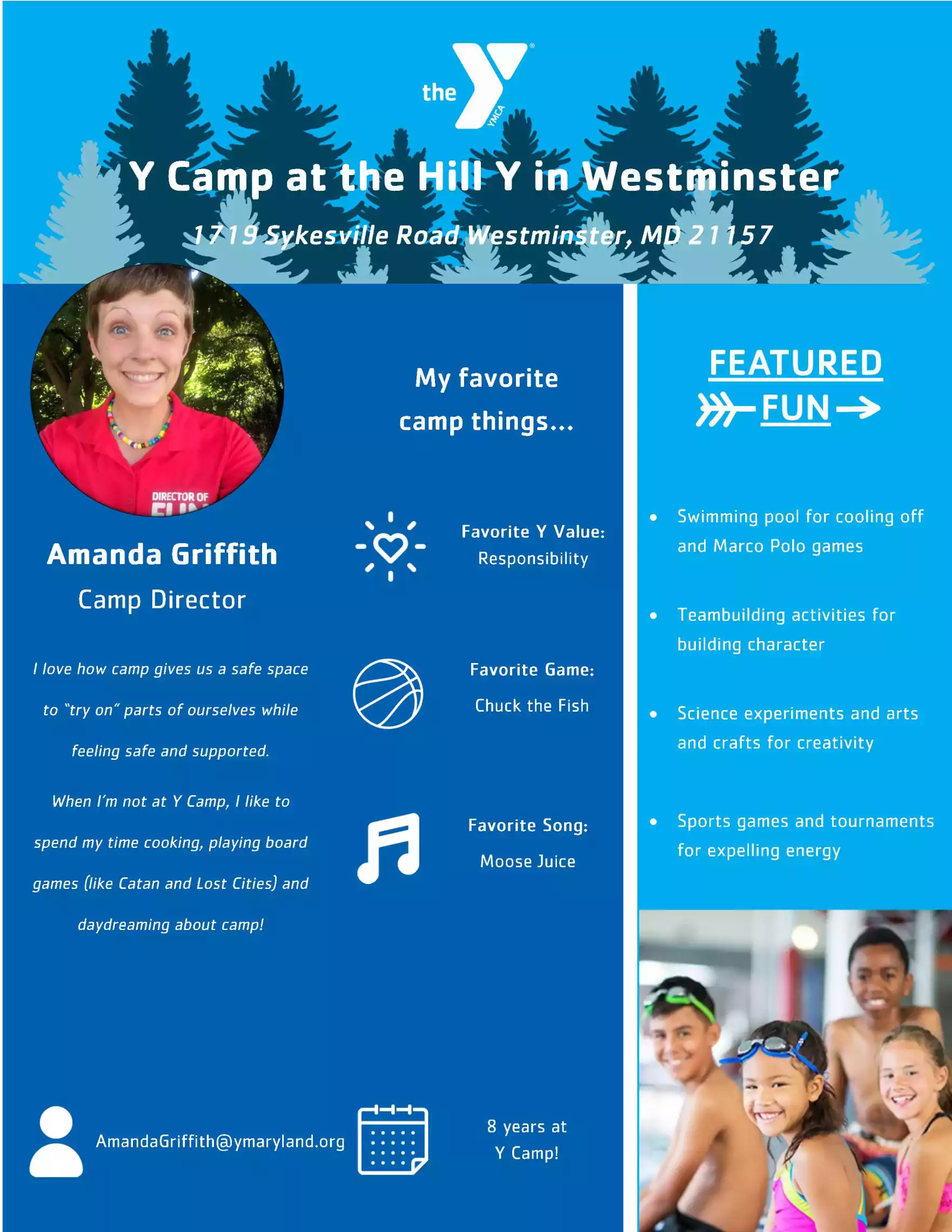 Information about camp director