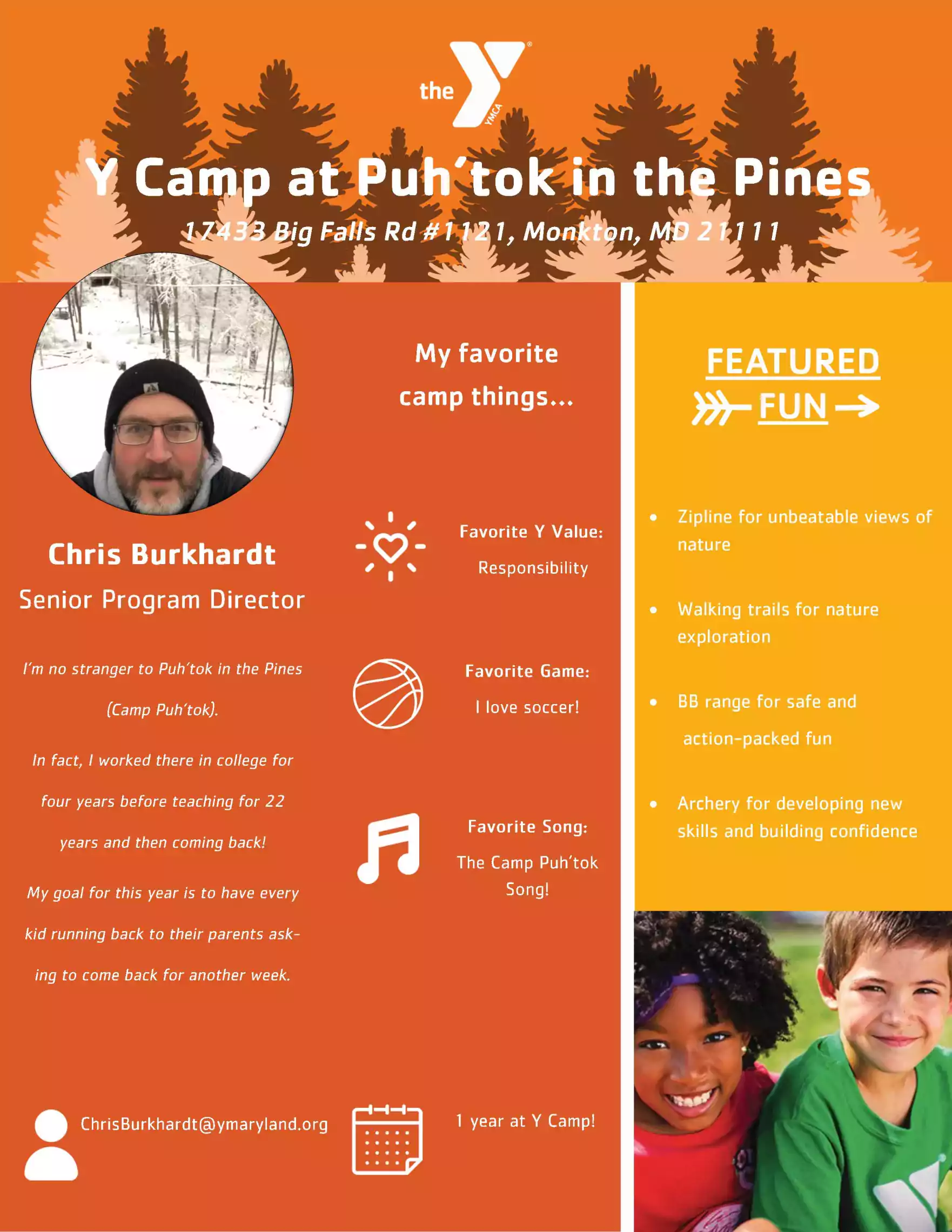 Information about camp director