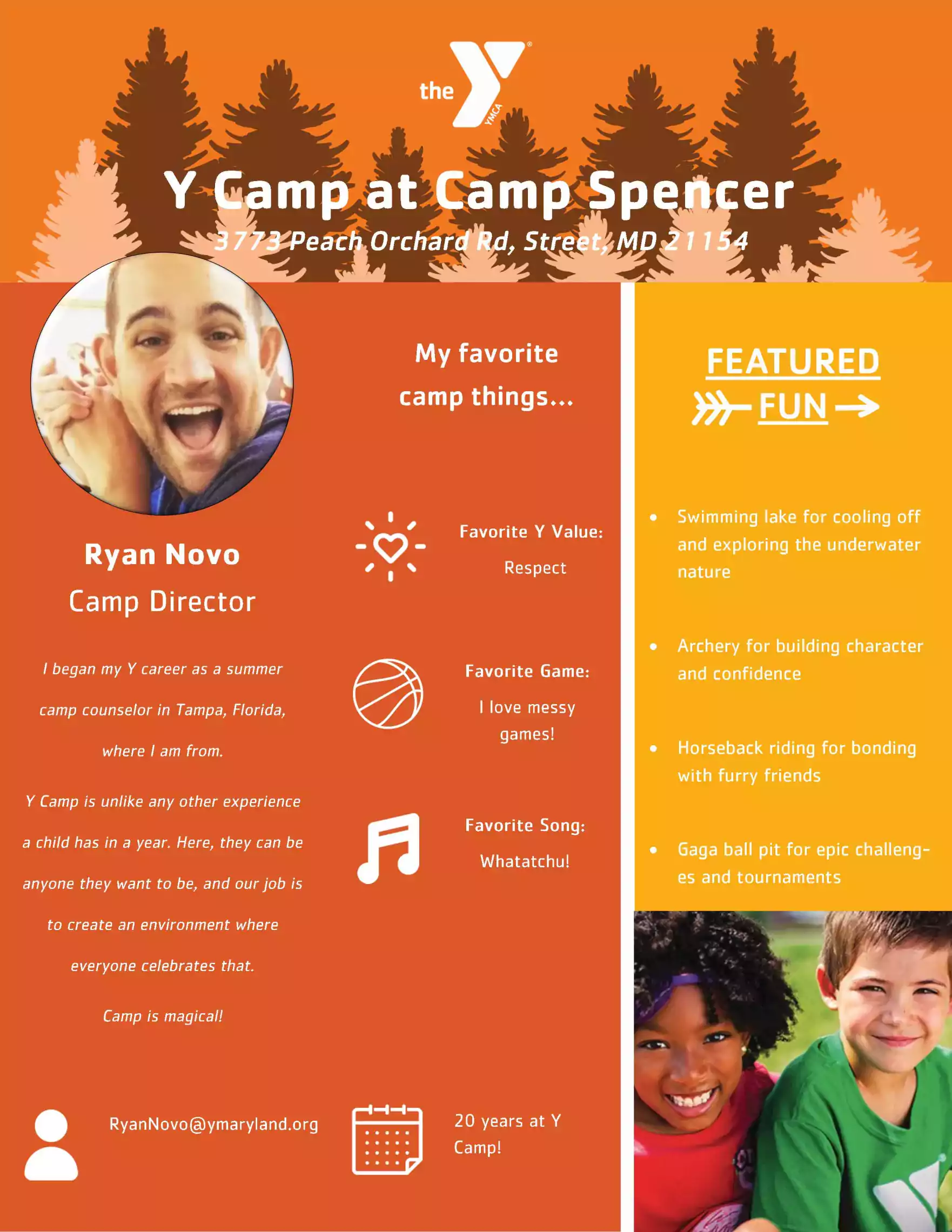 Information about camp director