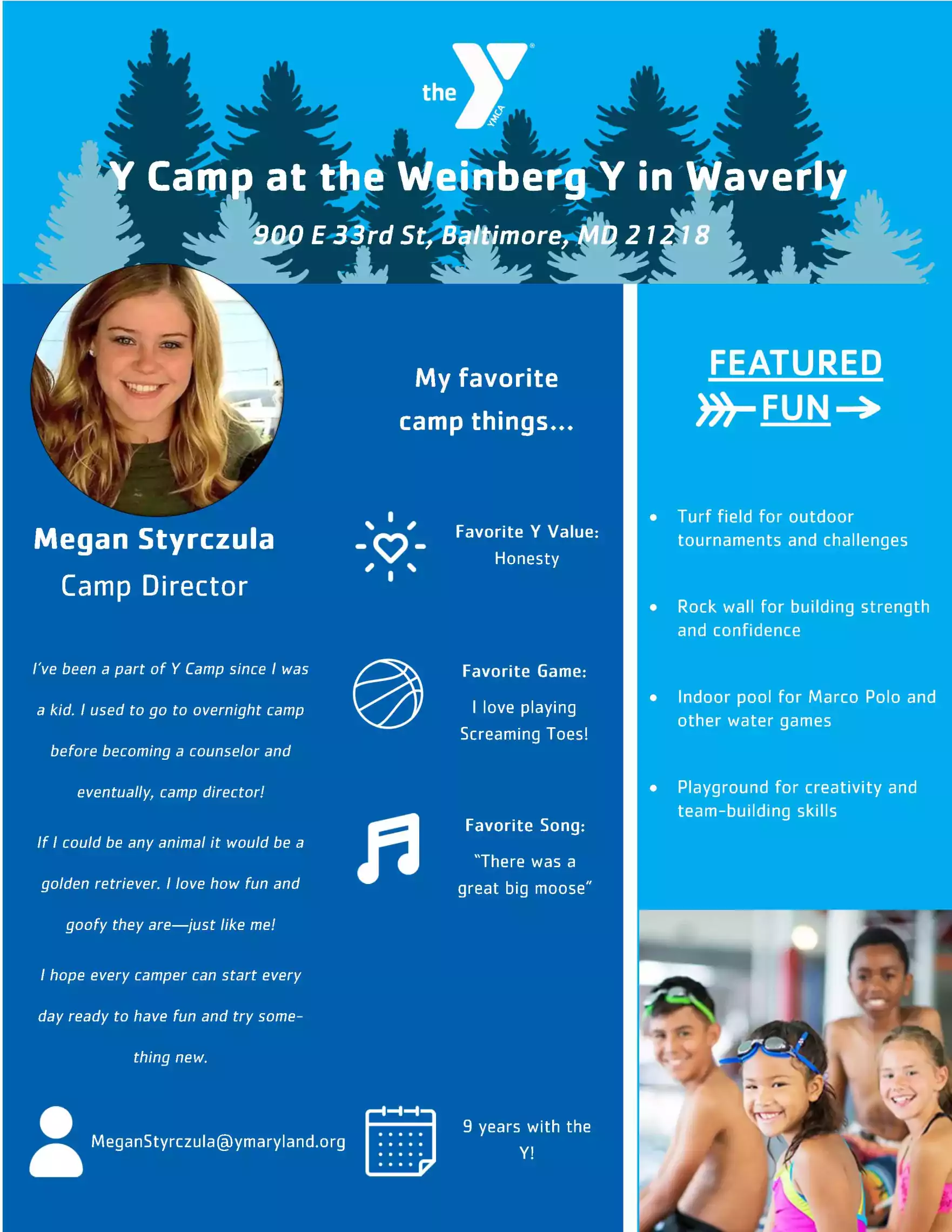 Information about camp director