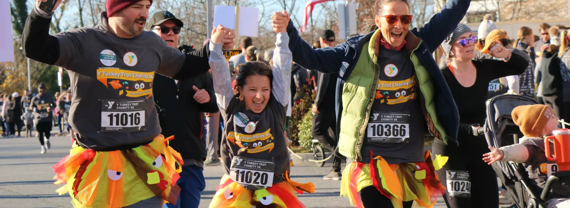 Family fun at the Turkey Trot