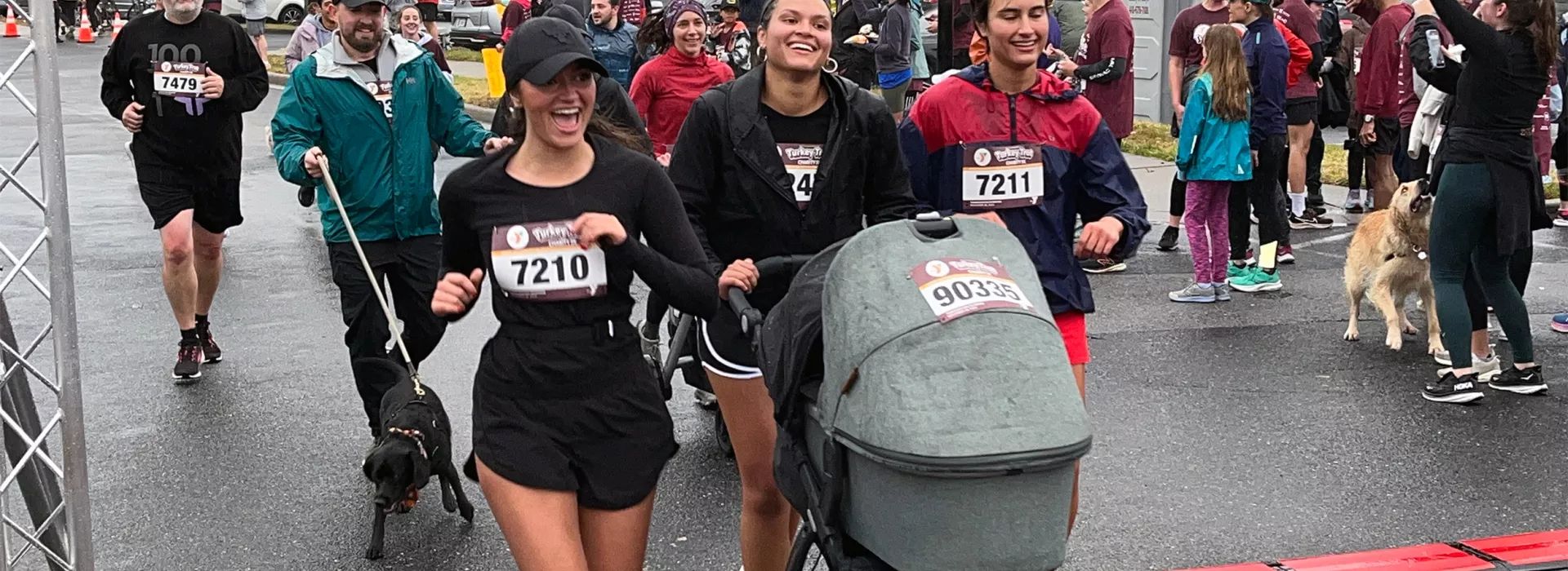 Turkey Trot finish line