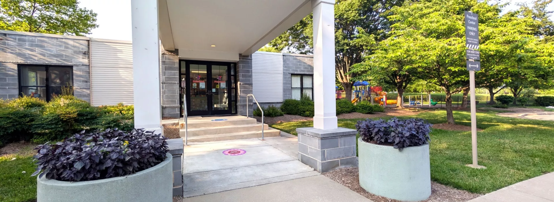 UMBC Y Preschool entrance