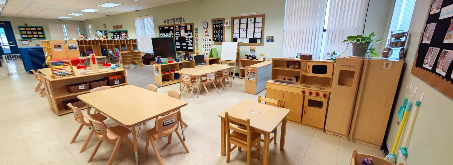 UMBC Y Preschool classroom